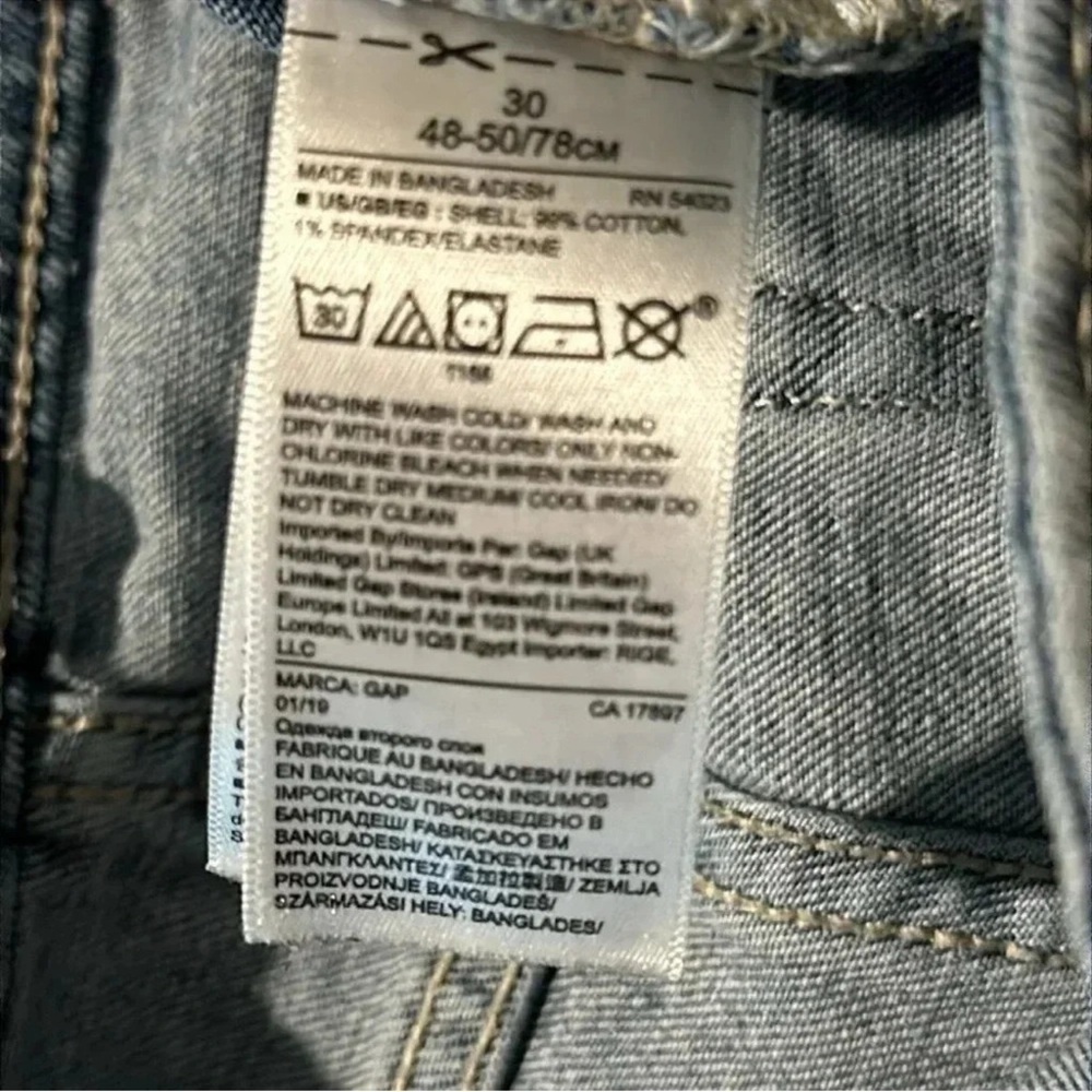 Gap Blue Denim Shorts Women’s Size 30 - Picture 4 of 4